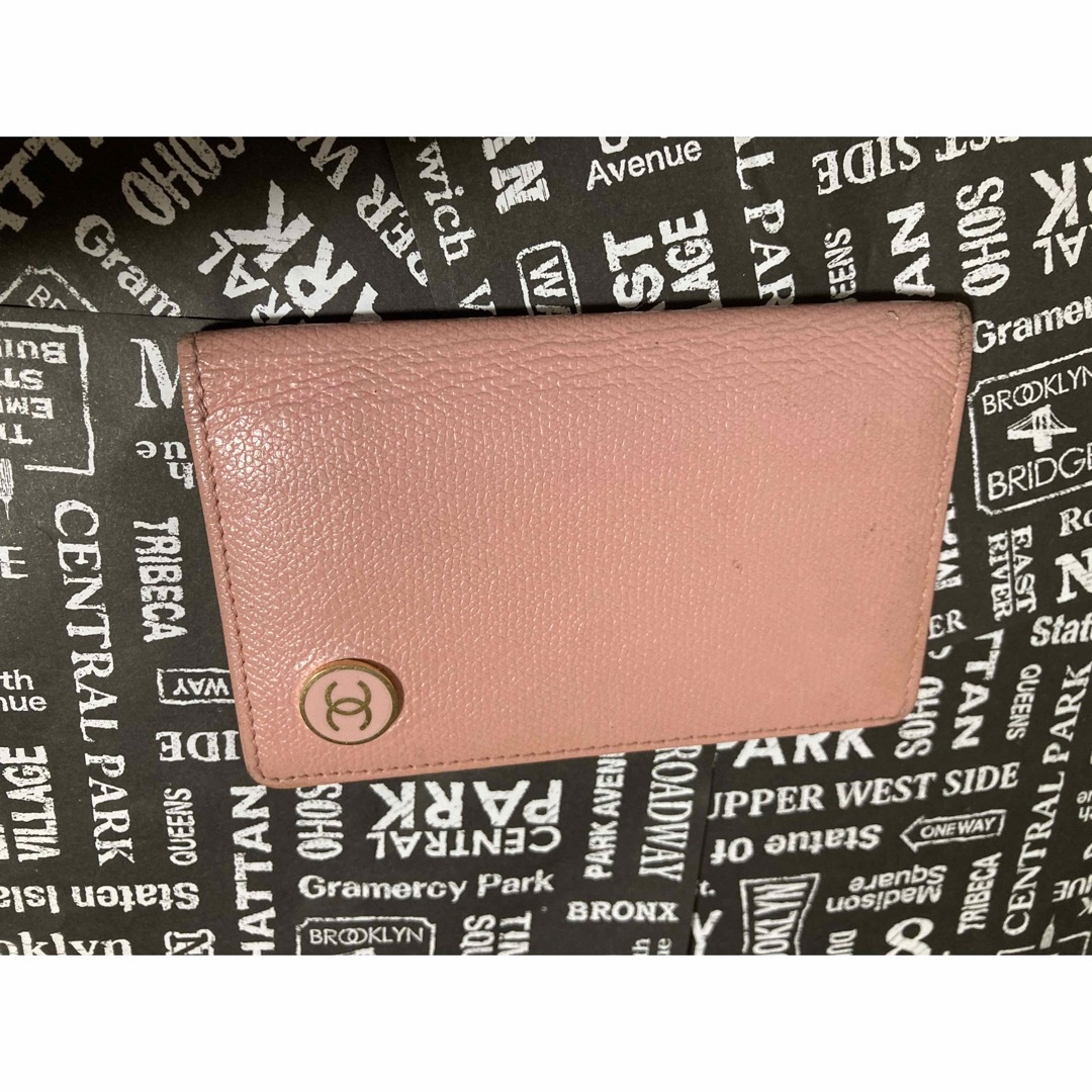 CHANEL ボタンライン　パスケース　名刺入れCHANEL