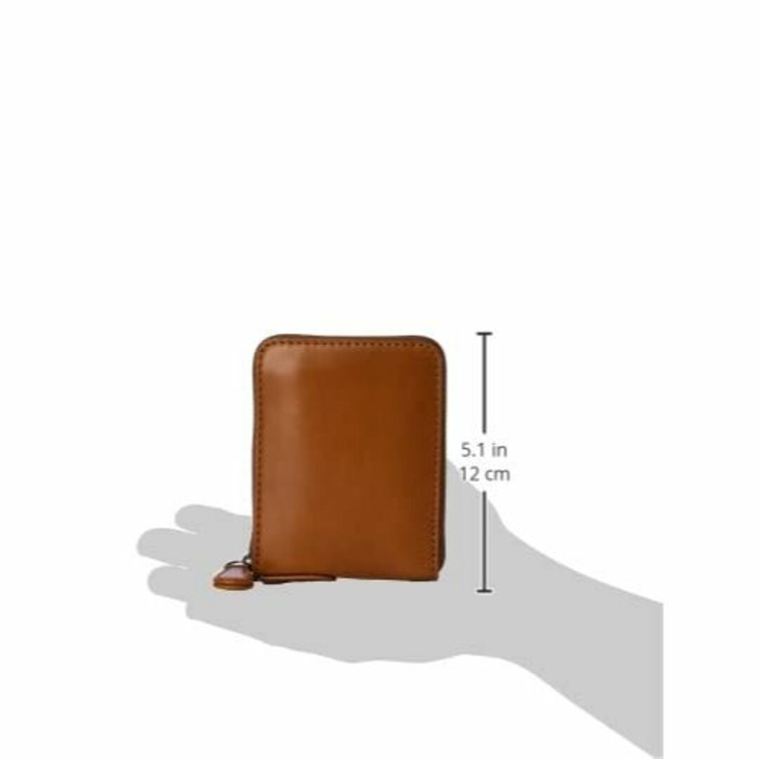 【色: ブラウン】ノマドイ アラバマ ラウンドファスナー二つ折り札入れ NAMW メンズのバッグ(その他)の商品写真