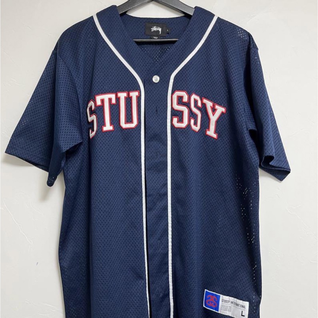 stussy ベースボールシャツ　L size