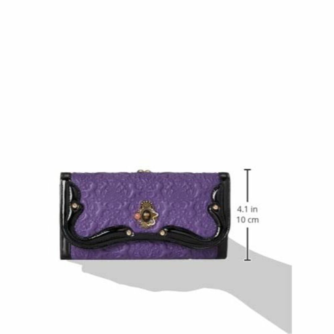 色: パープルANNA SUI アナスイ 長財布 セルパン レディース