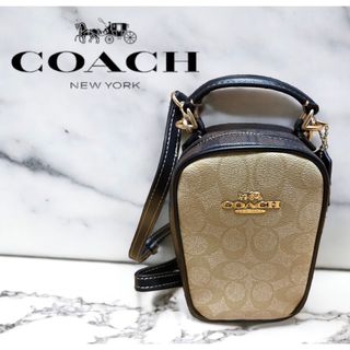 COACH  コーチ　ショルダー　ミニ　スマホ　シグネチャー　未使用品