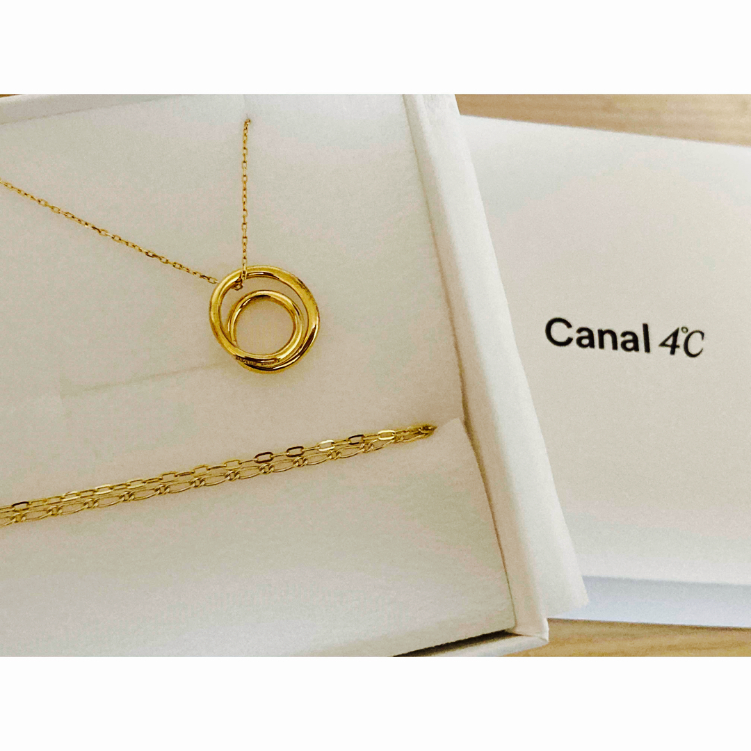 canal４℃(カナルヨンドシー)のお値下げ！梅田阪神百貨店限定！カナル4℃ネックレス＆ブレスセット！ レディースのアクセサリー(ネックレス)の商品写真