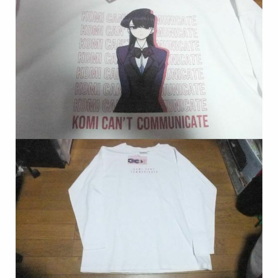 新品 古見さんはコミュ症です ロング Tシャツ ロンT 3L-4L 私立伊旦高校 メンズのトップス(Tシャツ/カットソー(七分/長袖))の商品写真