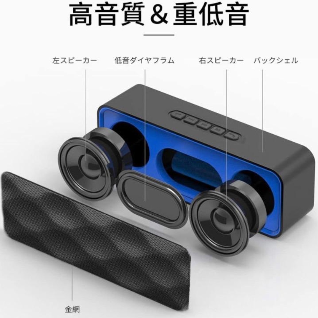 【残り1個！】スピーカー Bluetooth スピーカー ワイヤレススピーカー スマホ/家電/カメラの生活家電(その他)の商品写真