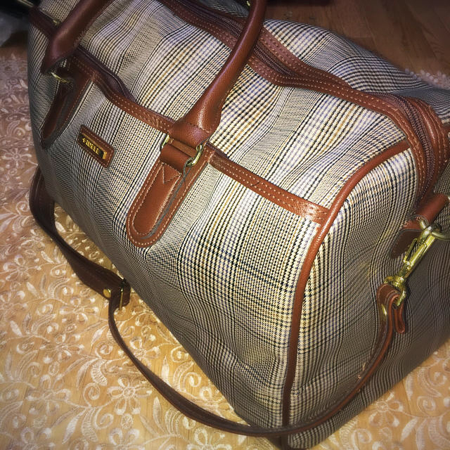 【一点物】Vintage ボストン Bag ／ お洒落 レトロ おじさん鞄