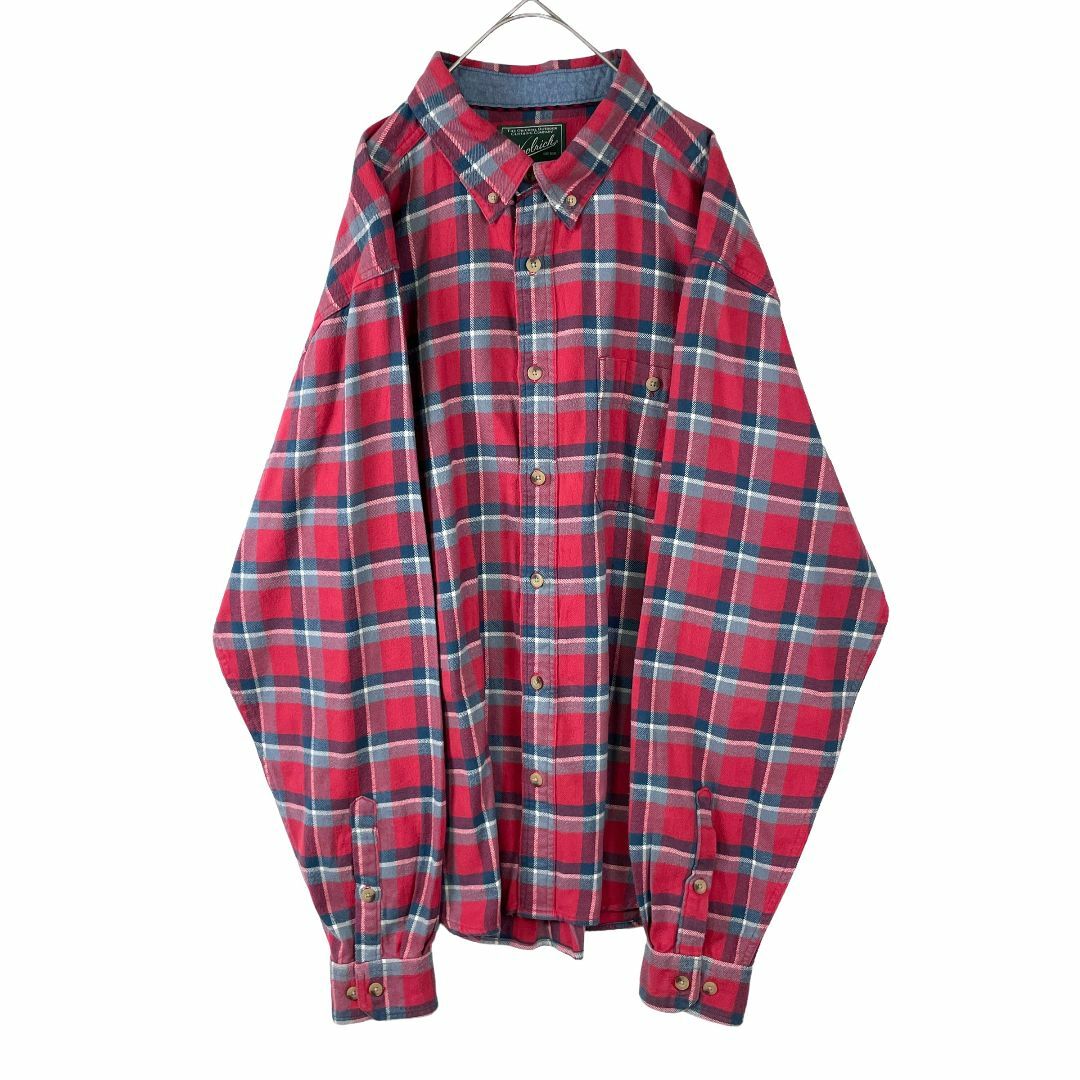 WOOLRICH(ウールリッチ)のWOOLRICH ウールリッチ フランネルシャツ 長袖シャツ チェック 赤 XL メンズのトップス(シャツ)の商品写真