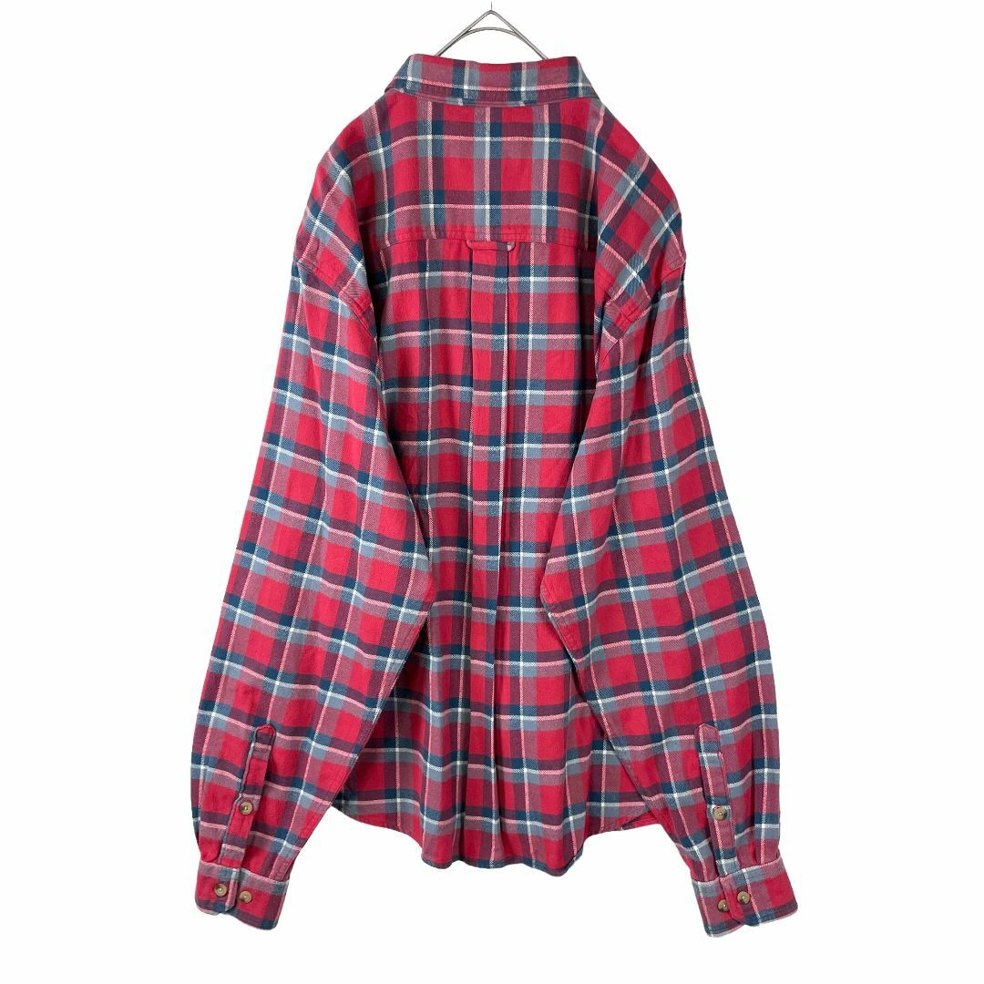 WOOLRICH(ウールリッチ)のWOOLRICH ウールリッチ フランネルシャツ 長袖シャツ チェック 赤 XL メンズのトップス(シャツ)の商品写真