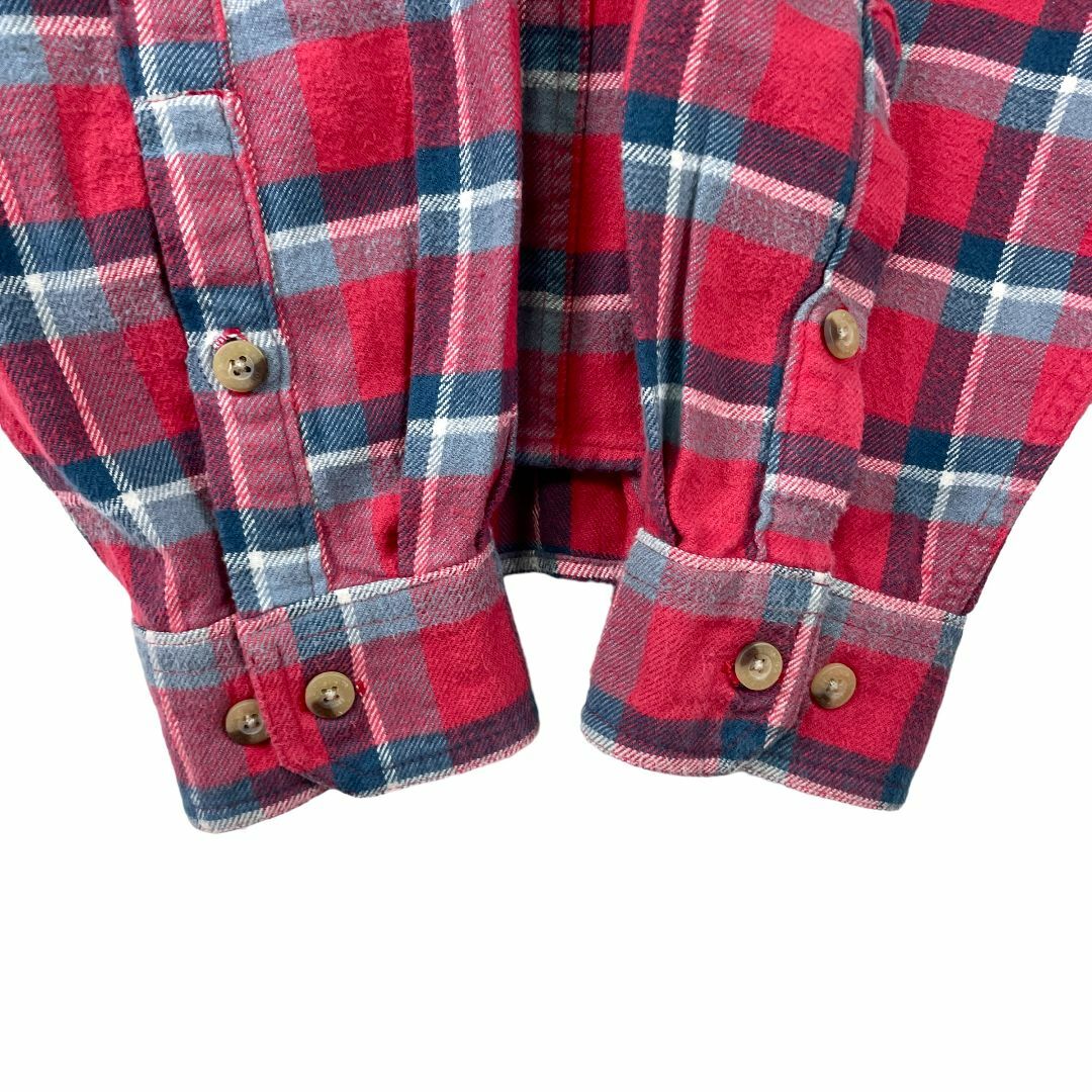WOOLRICH(ウールリッチ)のWOOLRICH ウールリッチ フランネルシャツ 長袖シャツ チェック 赤 XL メンズのトップス(シャツ)の商品写真