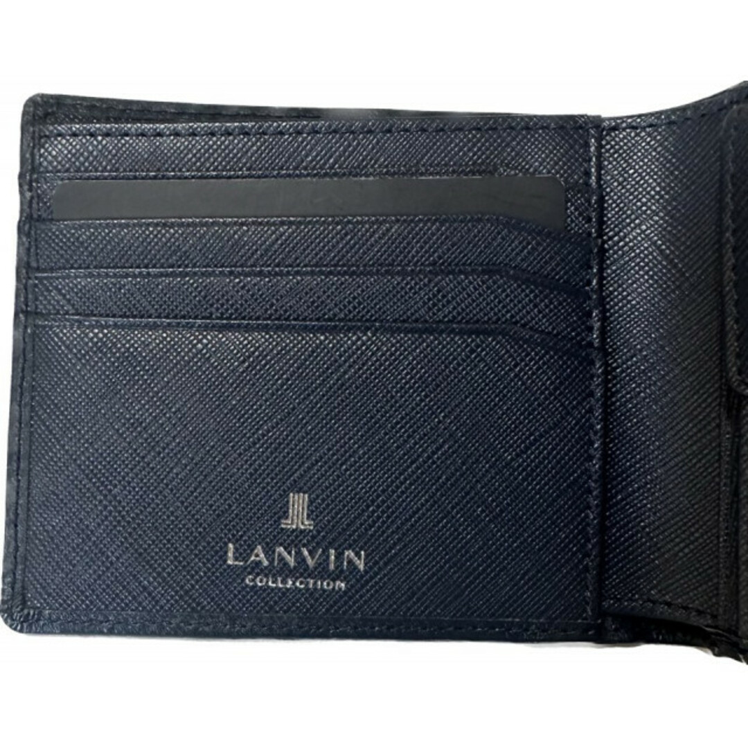 LANVIN COLLECTION(ランバンコレクション)の新品♡本革 折財布 メンズ 男性用 ２つ折り財布 メンズのファッション小物(折り財布)の商品写真