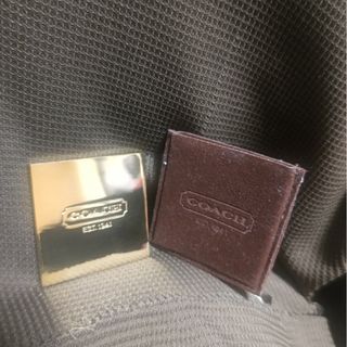 コーチ(COACH)のCOACH ミニ鏡 正方形 約５センチ 高級感 重さ有り。(その他)