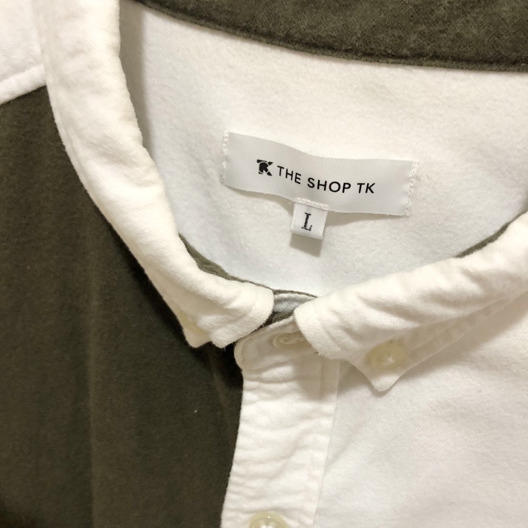 THE SHOP TK(ザショップティーケー)の春に！メンズ　長袖シャツ　アシメ　 メンズのトップス(シャツ)の商品写真