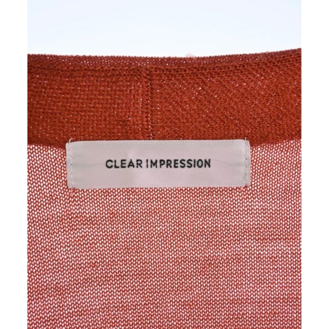 CLEAR IMPRESSION(クリアインプレッション)のCLEAR IMPRESSION アンサンブル F/F 赤系 【古着】【中古】 レディースのトップス(アンサンブル)の商品写真