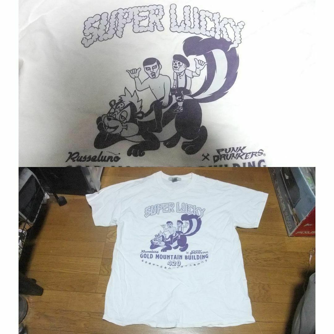 待望の再販！ ラッセルノ プロレス マスクマン コラボ Tシャツ XL 白