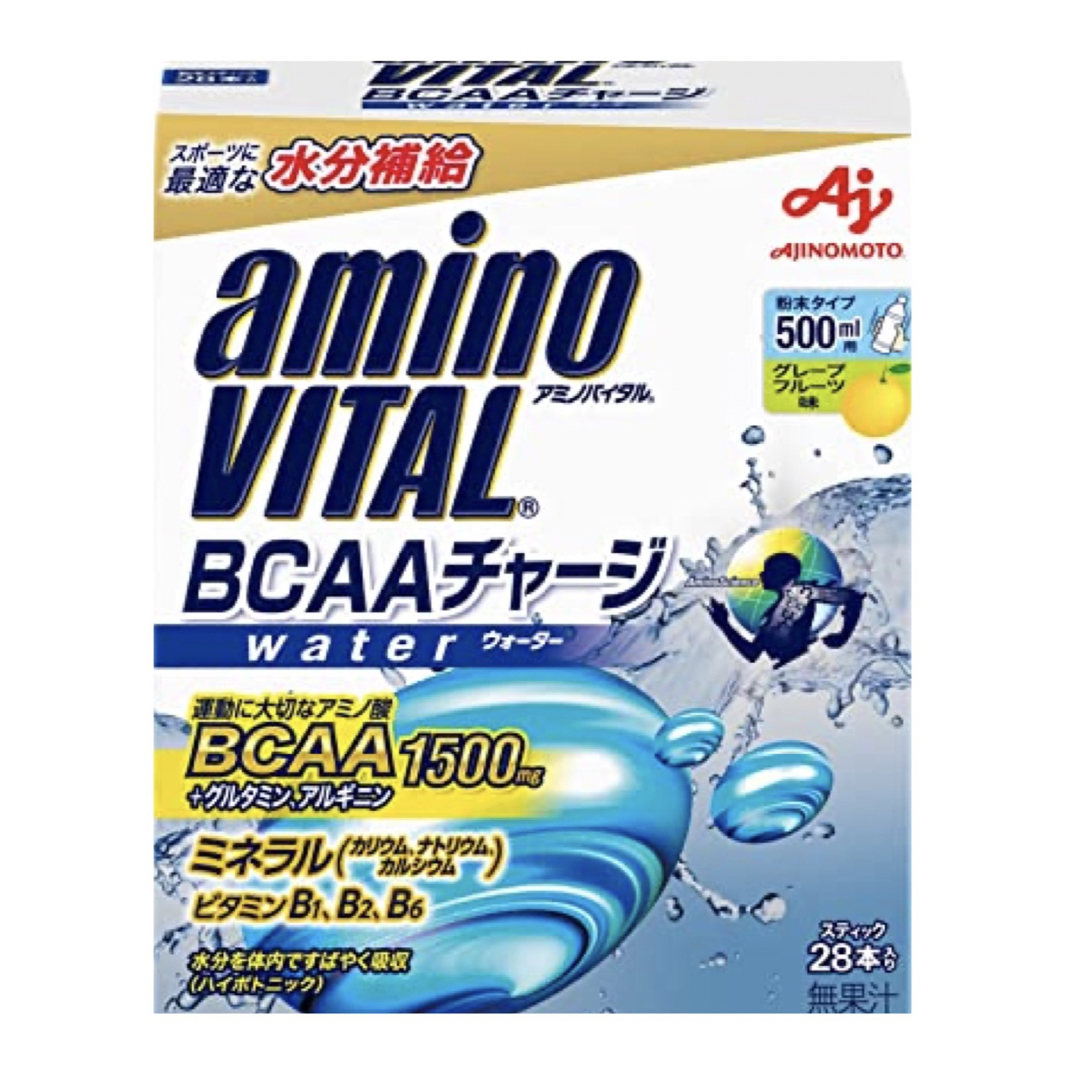 味の素 - アミノバイタル BCAAチャージウォーター 28本入り新品 外箱 ...