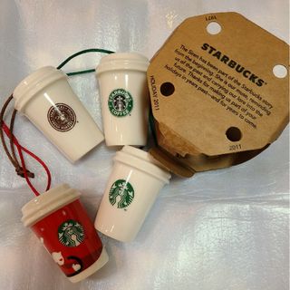 スターバックスコーヒー(Starbucks Coffee)のスタバオーナメント４個(その他)