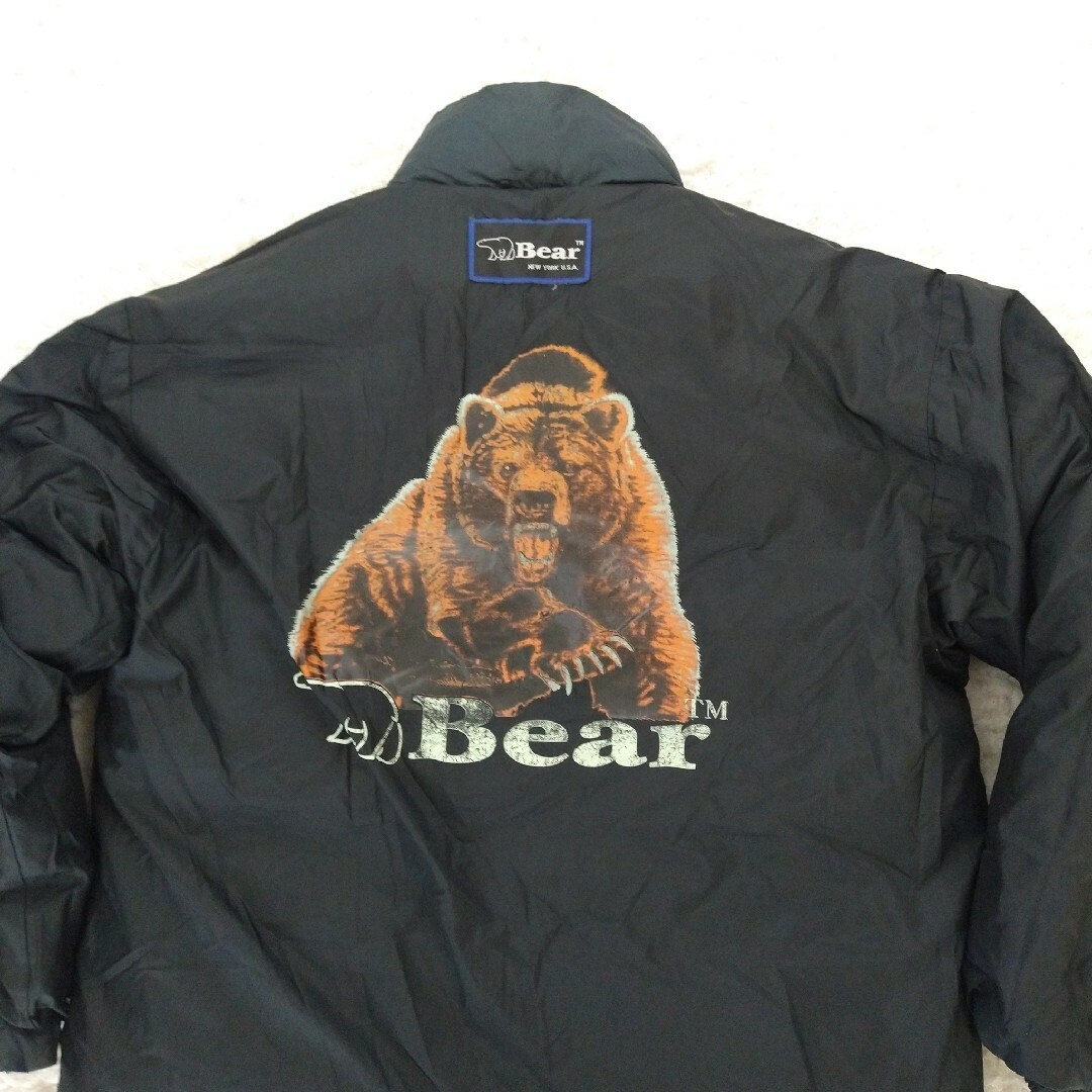 Bear USA(ベアー)のベアー Bear リバーシブル ビッグプリント ボリュームダウン 大きめ L メンズのジャケット/アウター(ダウンジャケット)の商品写真