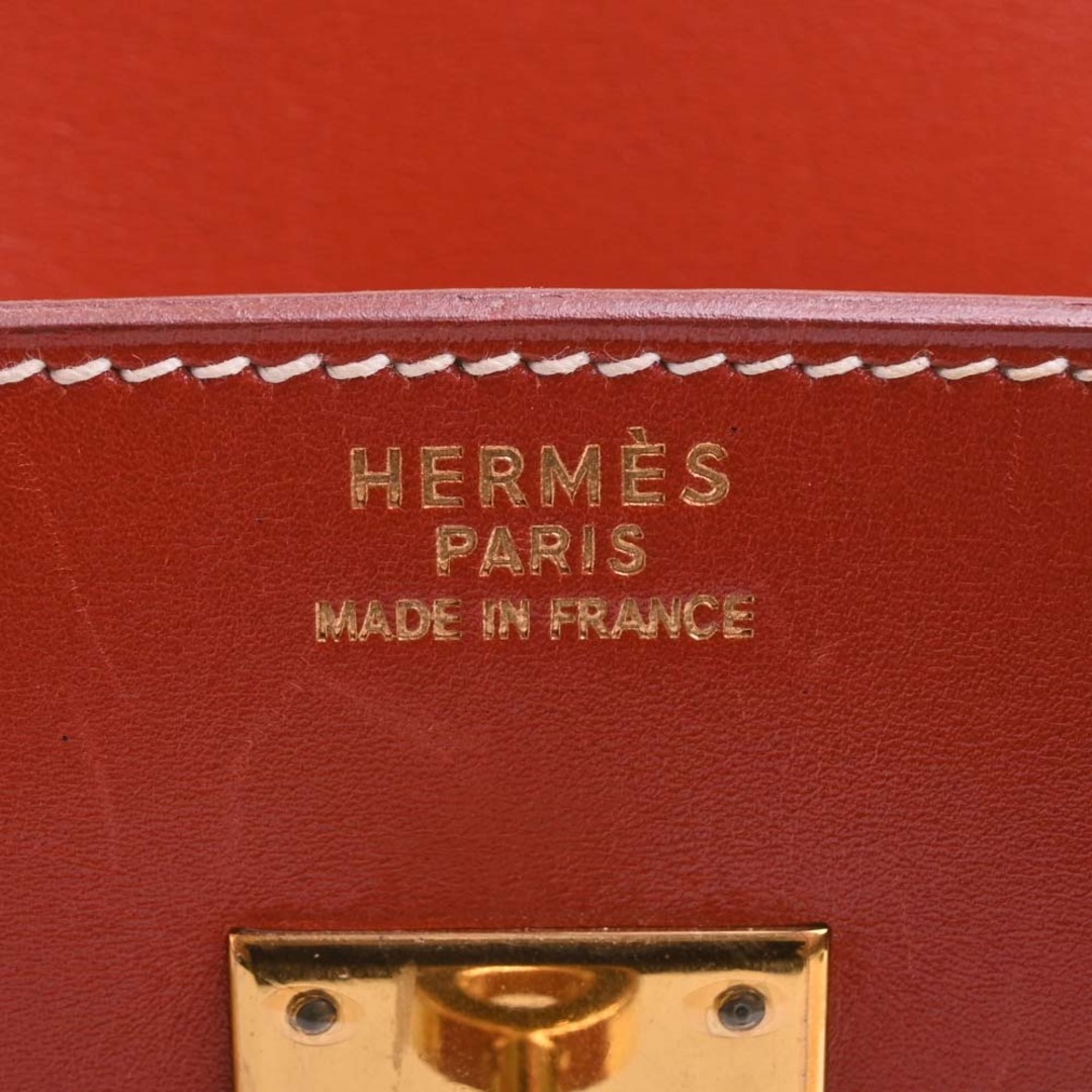 Hermes - 【中古】HERMES エルメス ボックスカーフ バーキン35