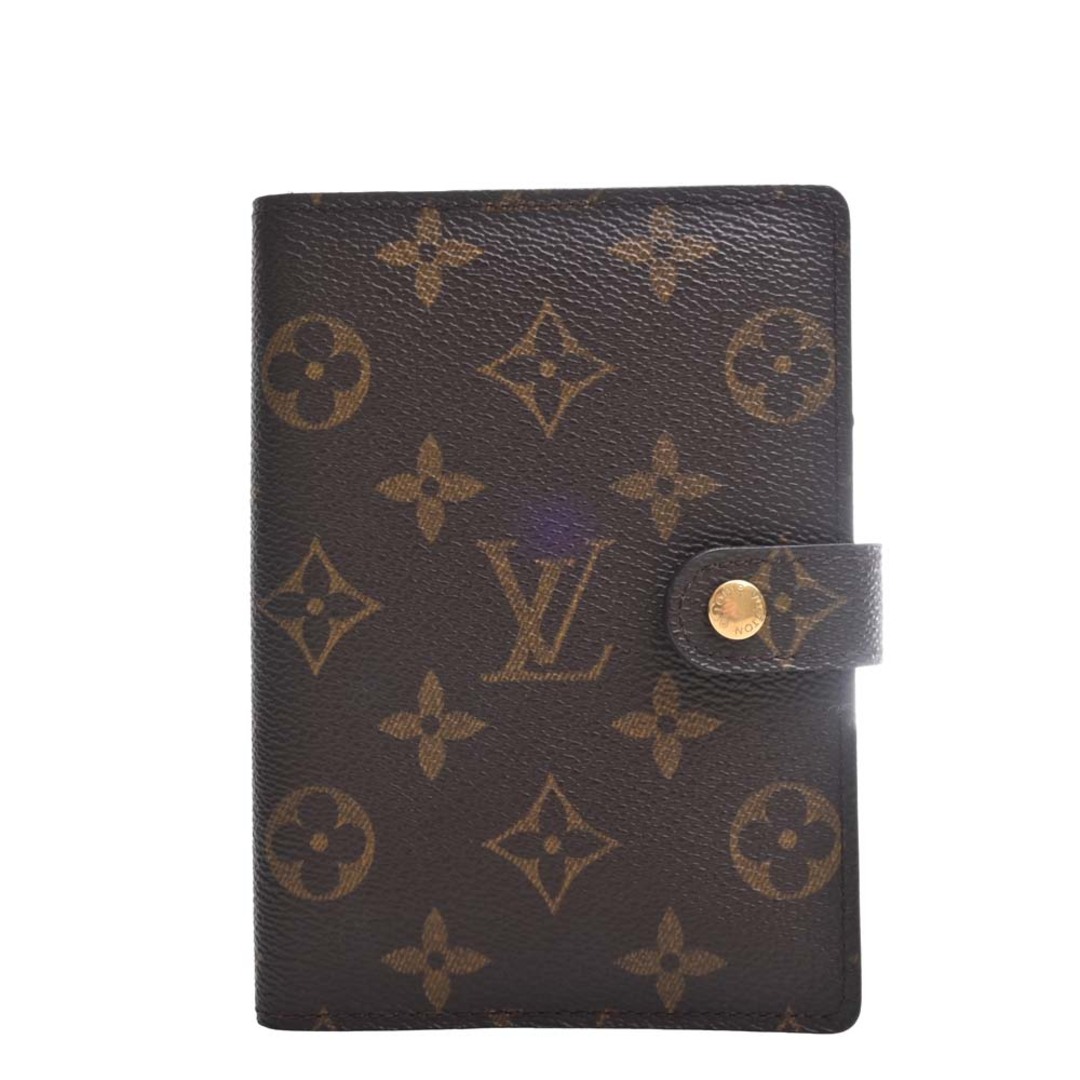 LOUIS VUITTON ルイヴィトン モノグラム アジェンダPM 手帳カバー R20005 ブラウン by