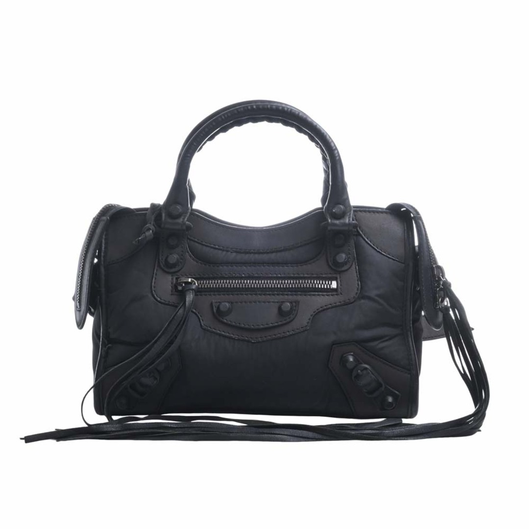 Balenciaga バレンシアガ ナイロン クラシック ミニシティ 2WAY ハンドバッグ 300295 ブラック by