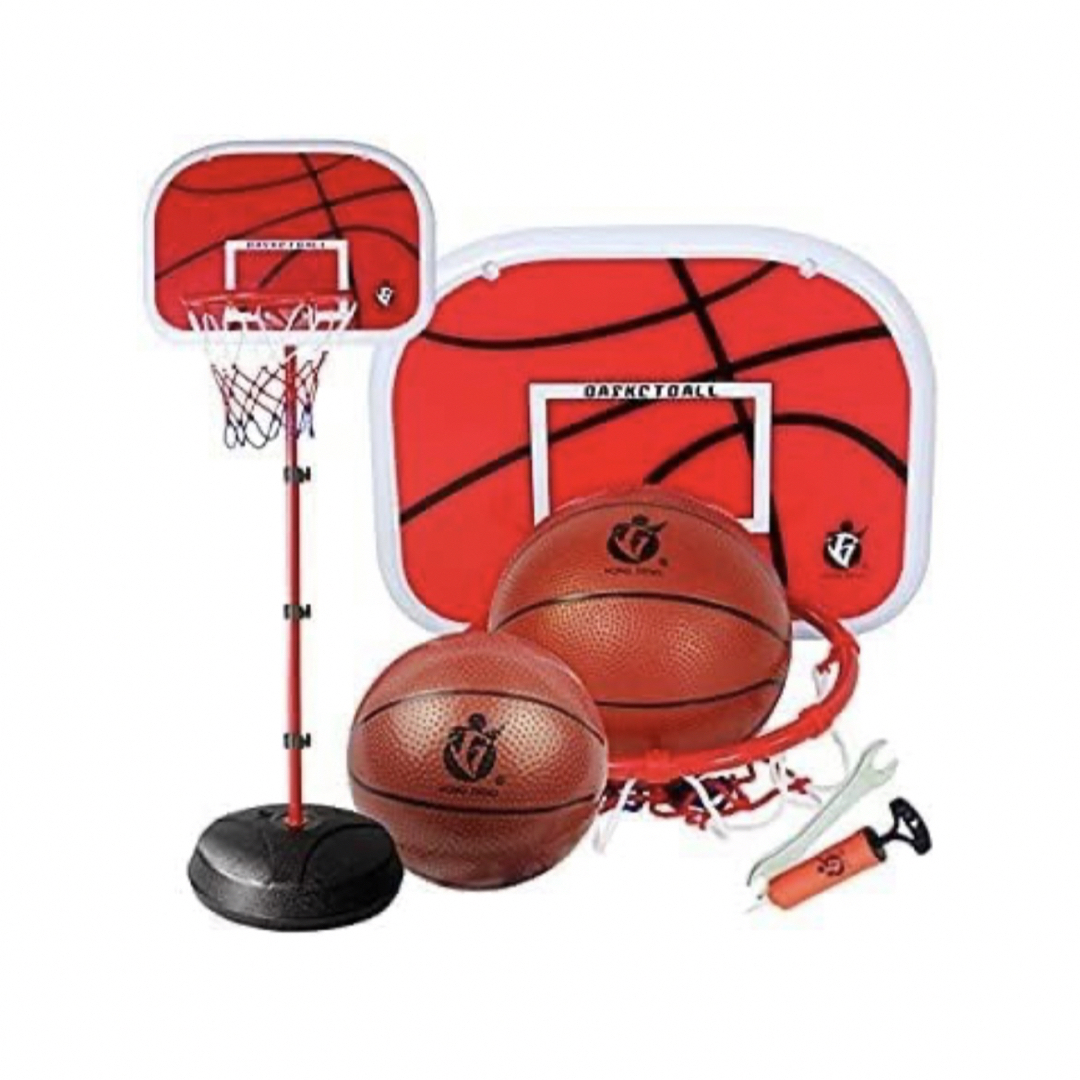 ミニバスケットゴール バスケットボールセット おもちゃ 屋外 室内 バスケット  キッズ/ベビー/マタニティのおもちゃ(ボール)の商品写真