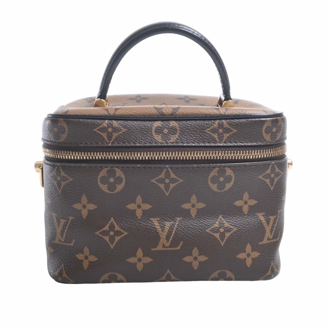 LOUIS VUITTON ルイヴィトン モノグラム リバース ヴァニティNV PM 2WAY ハンドバッグ M45165 ブラウン by