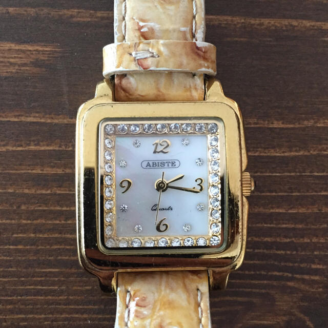 SWAROVSKI(スワロフスキー)のアビステ ABISTE レザー 腕時計  レディースのファッション小物(腕時計)の商品写真