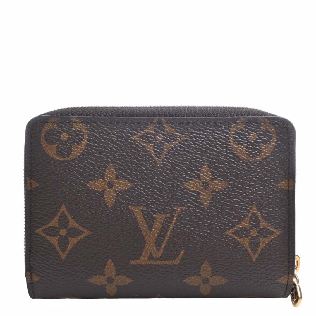 【中古】LOUIS VUITTON ルイヴィトン モノグラム リバース ポルトフォイユ ルー ラウンドファスナー 二つ折り コンパクト財布  M81461 ブラウン by | フリマアプリ ラクマ