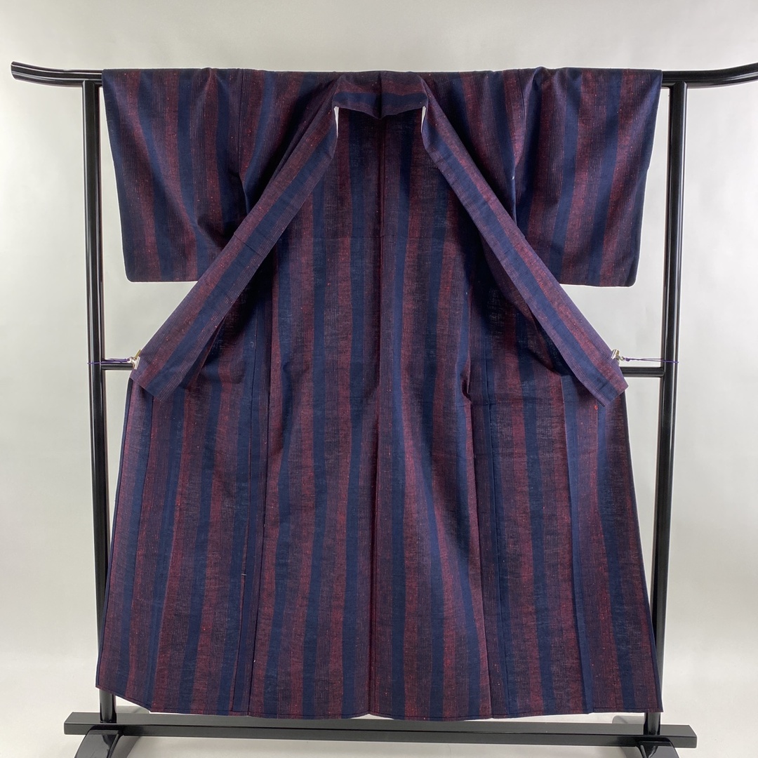 紬 身丈153cm 裄丈62cm 正絹 美品 優品 【中古】