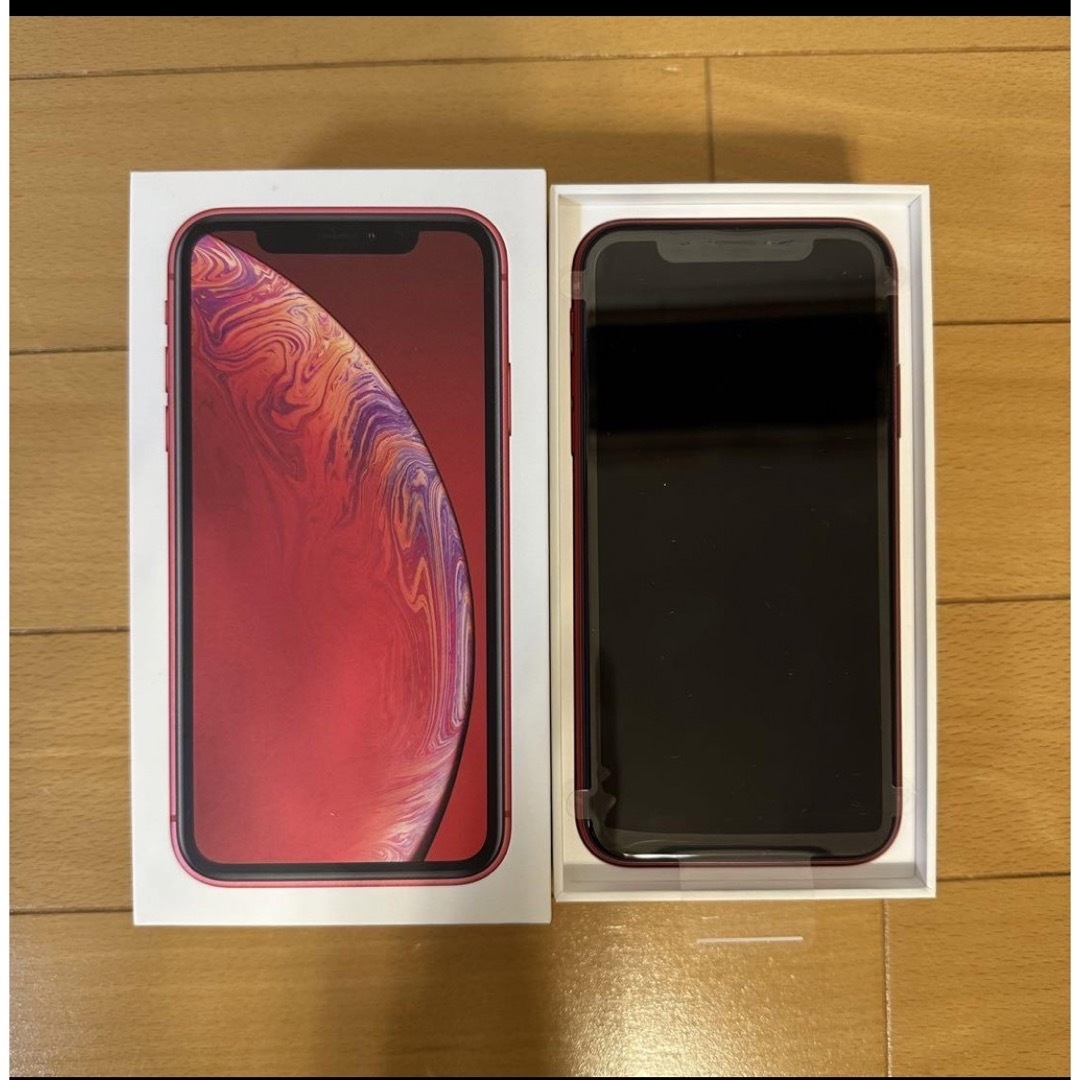 iPhone XR レッド 64 GB SIMフリーの通販 by R2|ラクマ