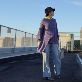 アメリヴィンテージ(Ameri VINTAGE)のアメリヴィンテージ　KNIT ON KNIT(ニット/セーター)