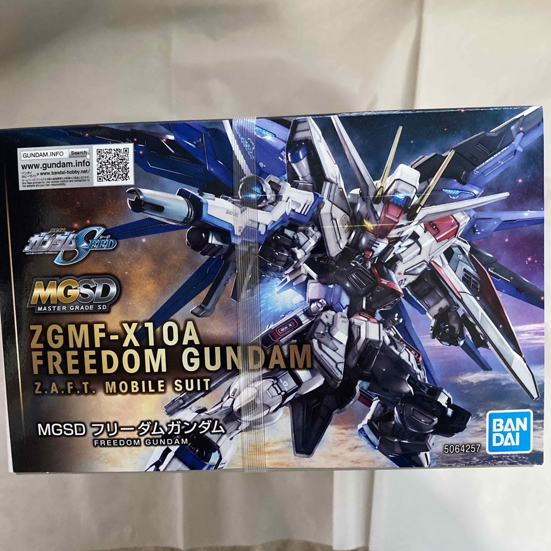 BANDAI(バンダイ)のバンダイスピリッツ MGSD フリーダムガンダム MGSDフリ-ダムガンダム エンタメ/ホビーのおもちゃ/ぬいぐるみ(模型/プラモデル)の商品写真