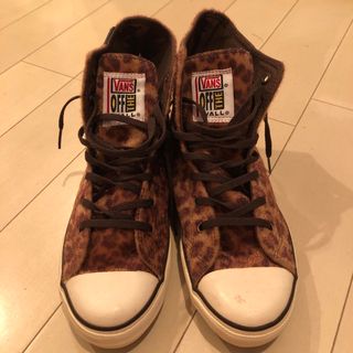 ヴァンズ(VANS)のvans ハイカット レオパード　24cm 未使用(スニーカー)