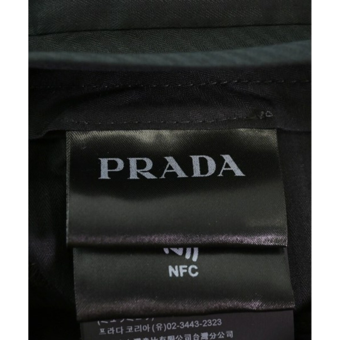 PRADA(プラダ)のPRADA プラダ スラックス 48(XXL位) 黒 【古着】【中古】 メンズのパンツ(スラックス)の商品写真