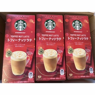 スターバックスコーヒー(Starbucks Coffee)のネスレ スターバックス プレミアムミックス トフィーナッツラテ 4P×3箱(コーヒー)