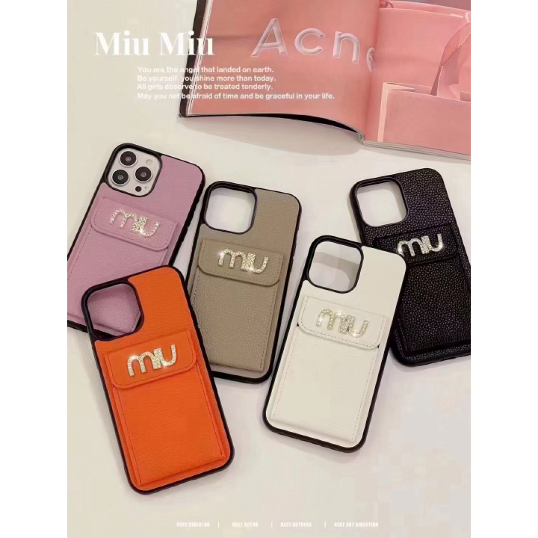 MIU MIU - 新品!miumiu iPhoneケース14ProMax♡マテラッセ柄 MIU MIU - 新品!miumiu iPhoneケース14ProMax♡マテラッセ柄