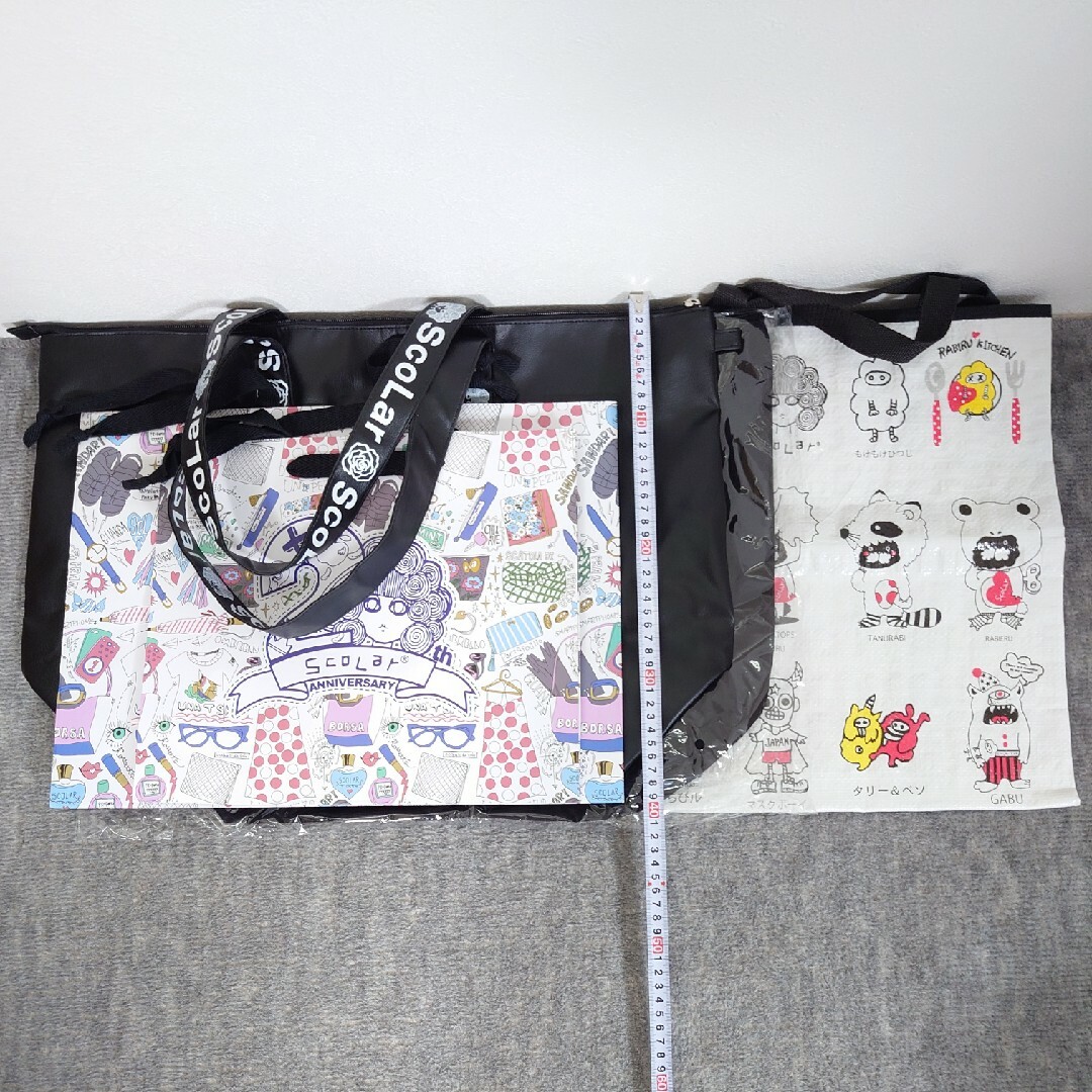 激レア✨ ScoLar スカラー ショップ袋 キャンバストートバッグ 激レア✨ ScoLar スカラー ショップ袋 キャンバストートバッグ