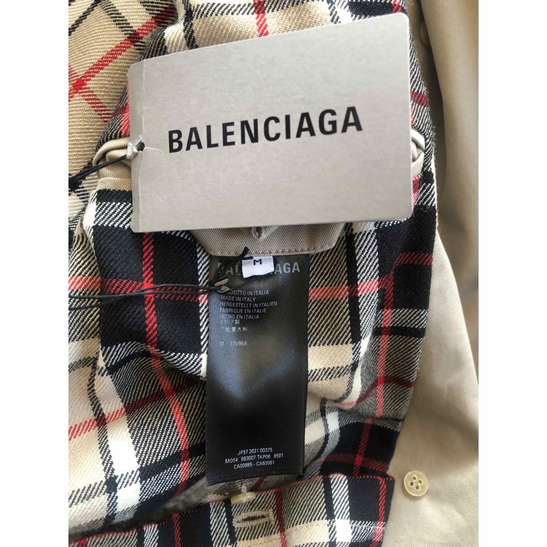 Balenciaga(バレンシアガ)の再値下 Balenciaga バレンシアガ トレンチコート ヴェトモン レディースのジャケット/アウター(トレンチコート)の商品写真