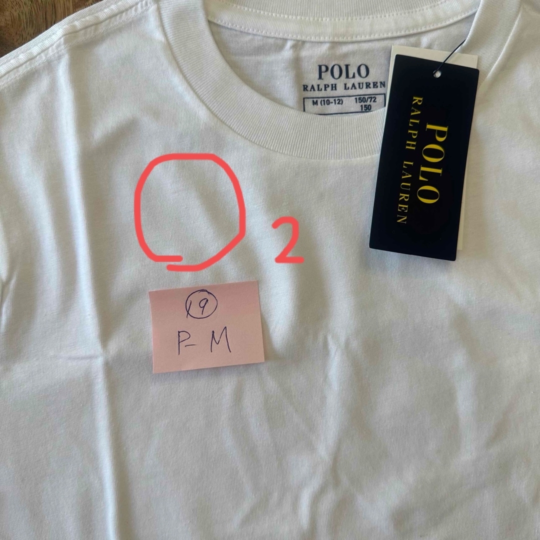 POLO RALPH LAUREN(ポロラルフローレン)の19 新品タグ付き　大人OK ラルフローレン  コットンTシャツ　アウトレット キッズ/ベビー/マタニティのキッズ服男の子用(90cm~)(Tシャツ/カットソー)の商品写真