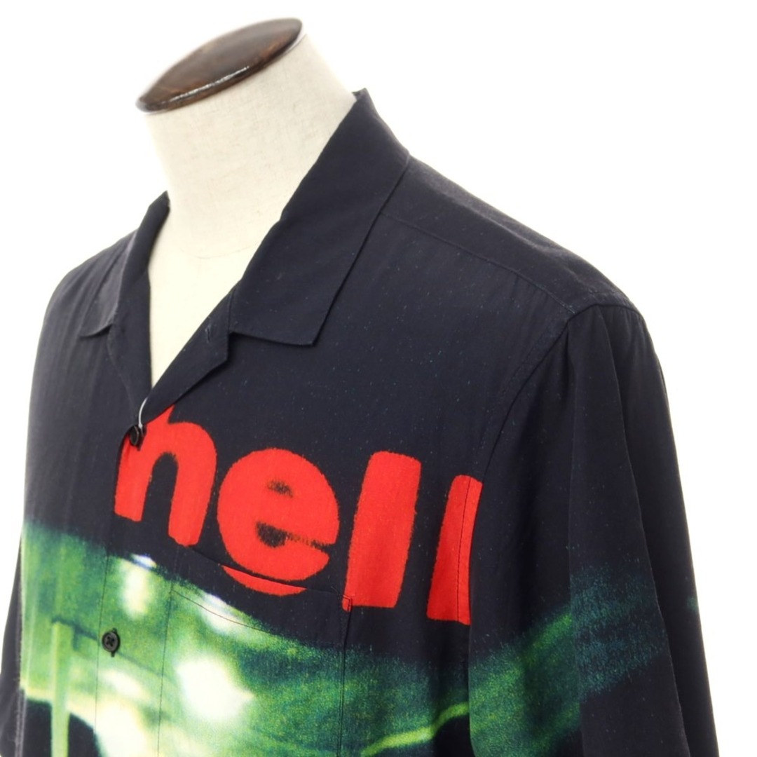 【中古】シュプリーム Supreme 2023年秋冬 Hell S/S Shirt レーヨン 半袖 オープンカラーシャツ ブラック【サイズL】【メンズ】