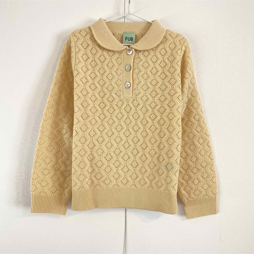 こどもビームス(コドモビームス)のFUB ニット ポロシャツ キッズ/ベビー/マタニティのキッズ服女の子用(90cm~)(ニット)の商品写真