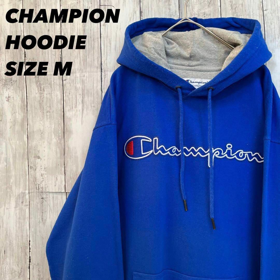 Champion チャンピオン　パーカー　フーディー サイズL 刺繍ロゴ