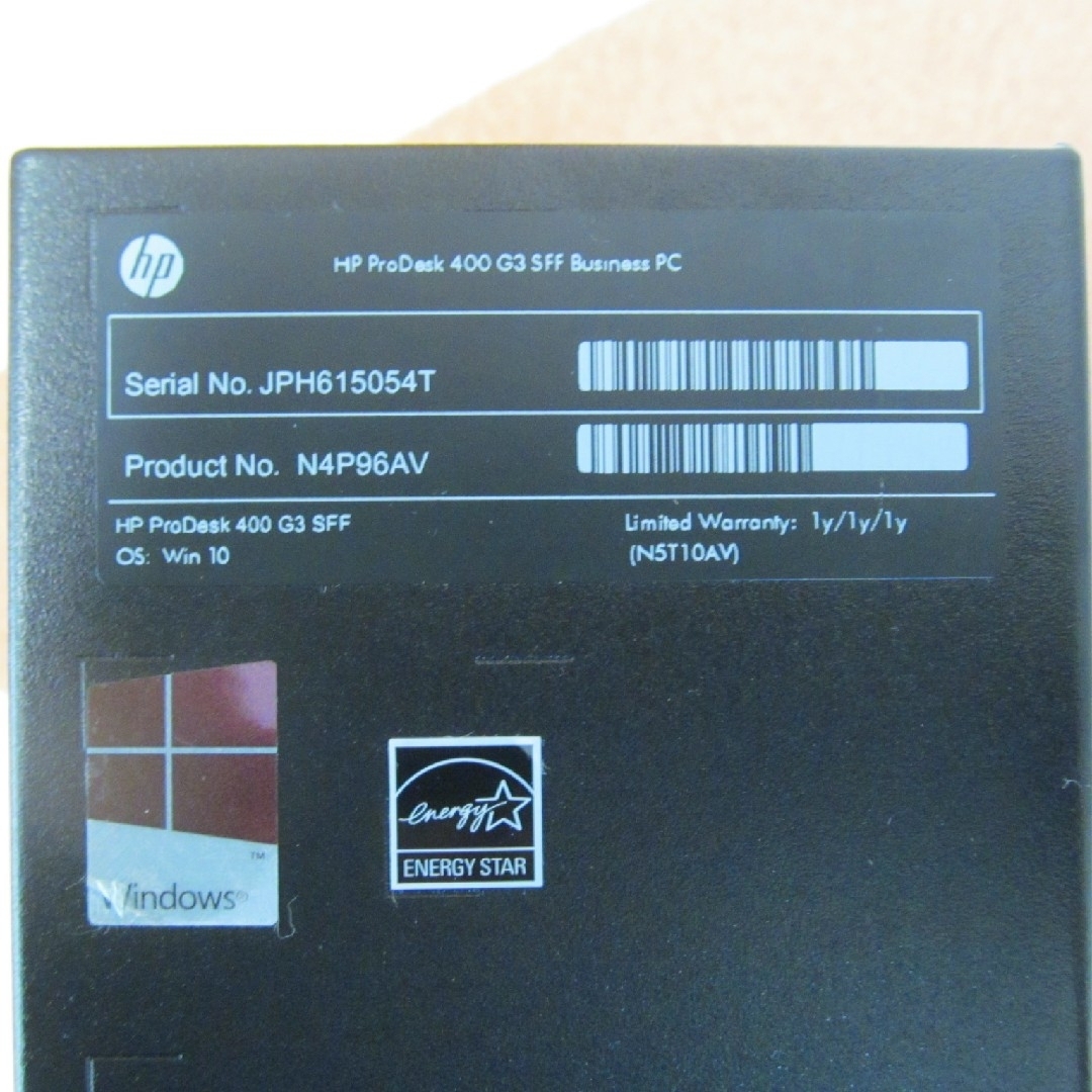 HP(ヒューレットパッカード)のHP ProDesk 400 G3 Core i5/16GB/500GB スマホ/家電/カメラのPC/タブレット(デスクトップ型PC)の商品写真