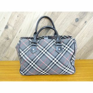 バーバリーブルーレーベル(BURBERRY BLUE LABEL)のK宇005/ バーバリー ブルーレーベル キャンバス レザー ハンドバッグ (トートバッグ)