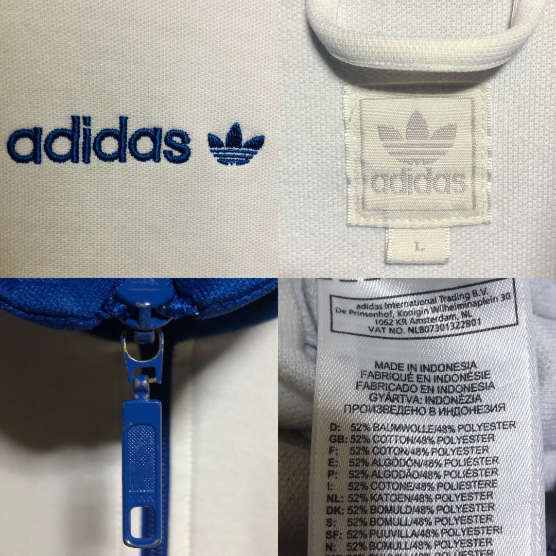 Originals(adidas) - 希少⭐️白青XXL 90s adidas トラック Originals(adidas) - 希少⭐️白青XXL 90s adidas トラック