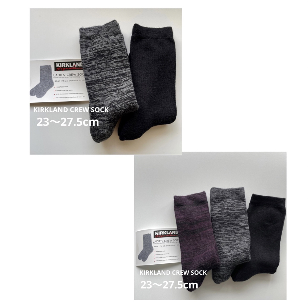 KIRKLAND(カークランド)の新品　あったか靴下　5足　メリノウール　秋冬ソックス　冷え性 レディースのレッグウェア(ソックス)の商品写真