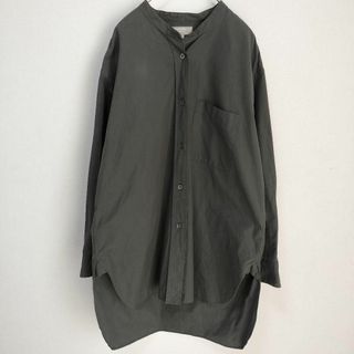 新品タグ 未着 MARGARET HOWELL コットン ロングシャツ+