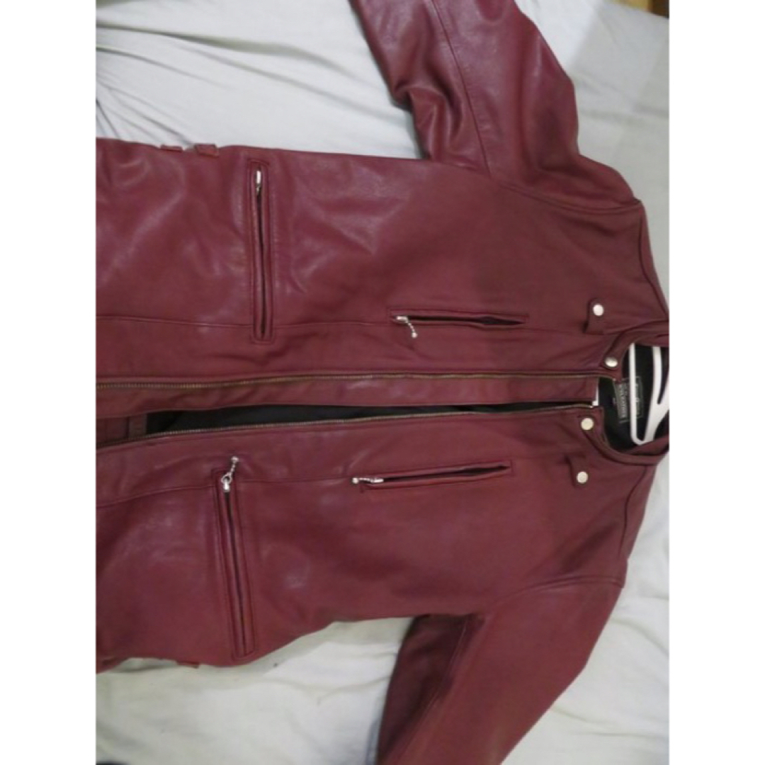 格安　KADOYAカドヤ　革ジャン　レザージャケット メンズのジャケット/アウター(ライダースジャケット)の商品写真