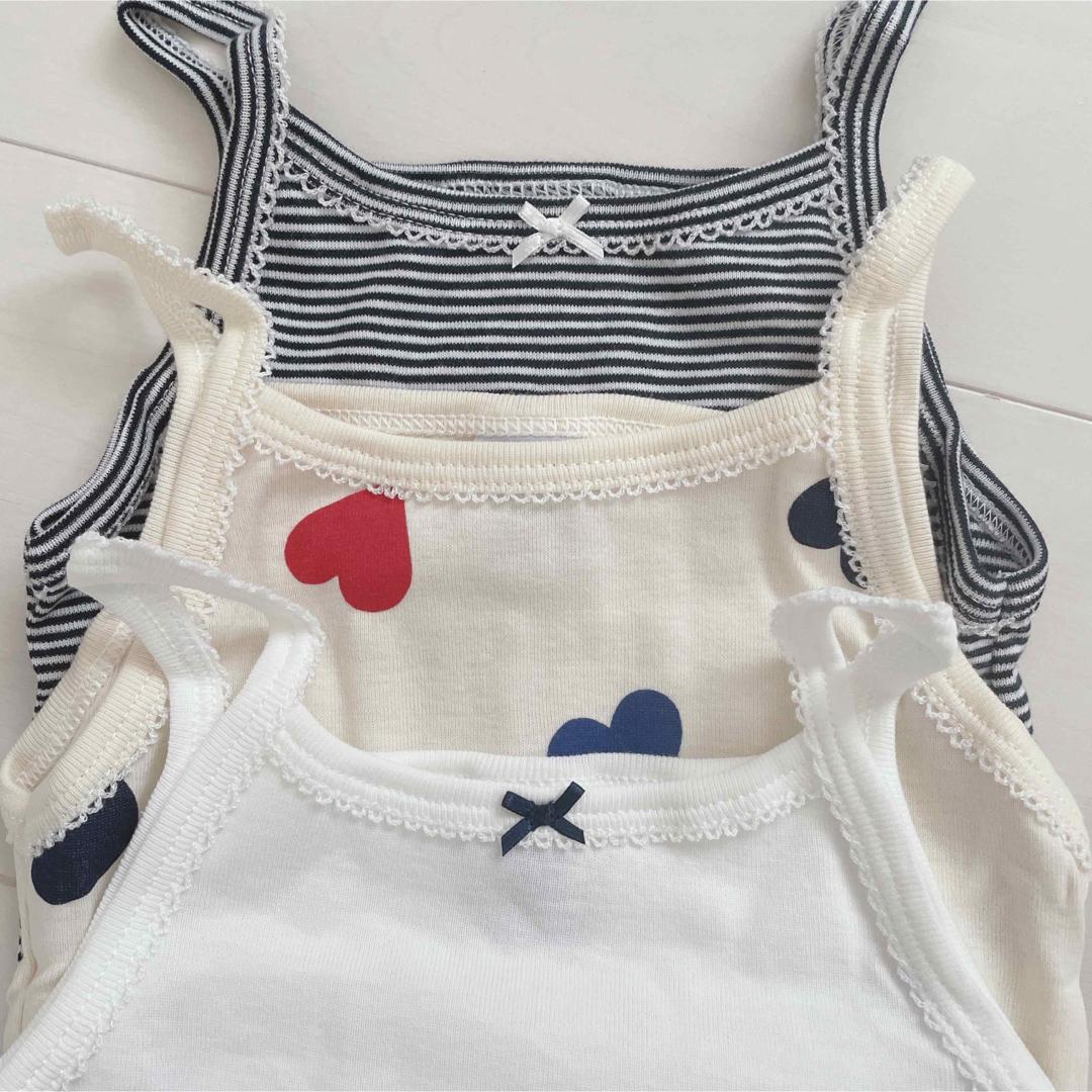 PETIT BATEAU - プチバトー キャミソール3枚組 12ans の通販 by fu ...