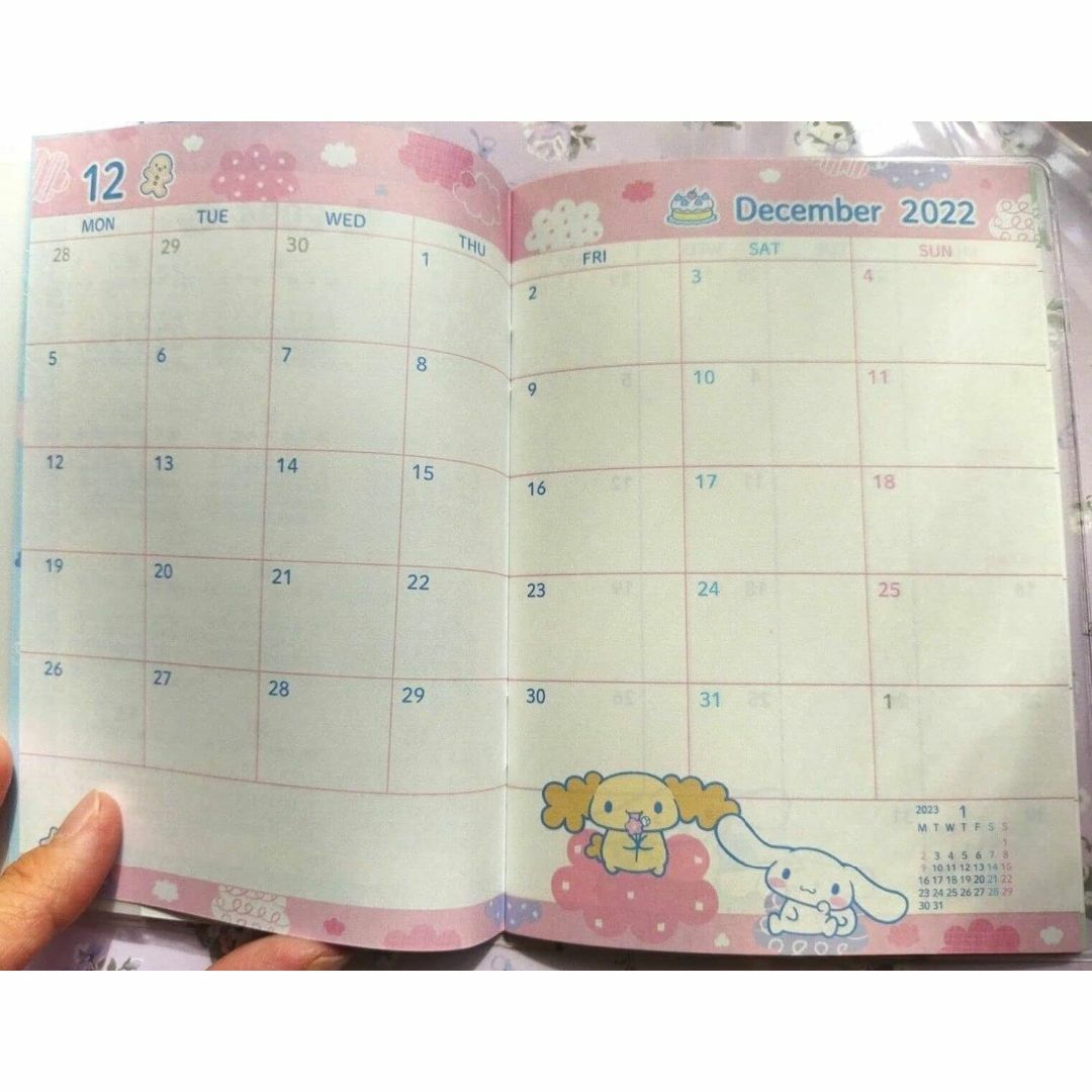 ダイアリー2023 シナモロ―ル A6ノート型 カレンダー Calendar その他のその他(その他)の商品写真