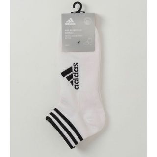 アディダス(adidas)のアンクル丈 スリーストライプ ソックス【adidas Golf】22-24cm(ソックス)